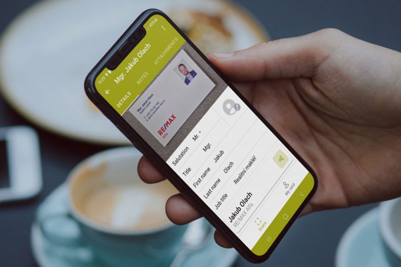 Nejlepší aplikace pro skenování vizitek